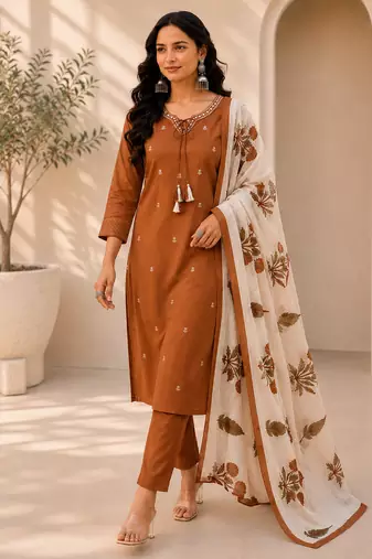 Philauri women kurta pant with dupatta set