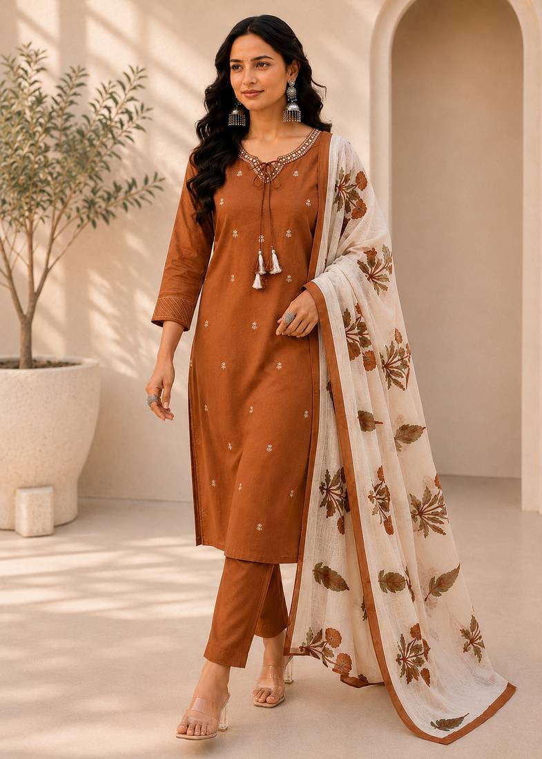 Philauri women kurta pant with dupatta set