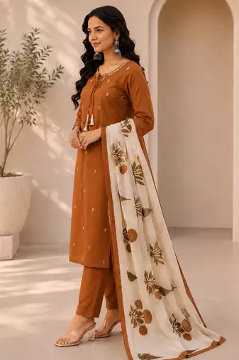 Philauri women kurta pant with dupatta set