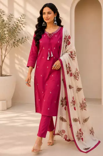 Philauri women kurta pant with dupatta set