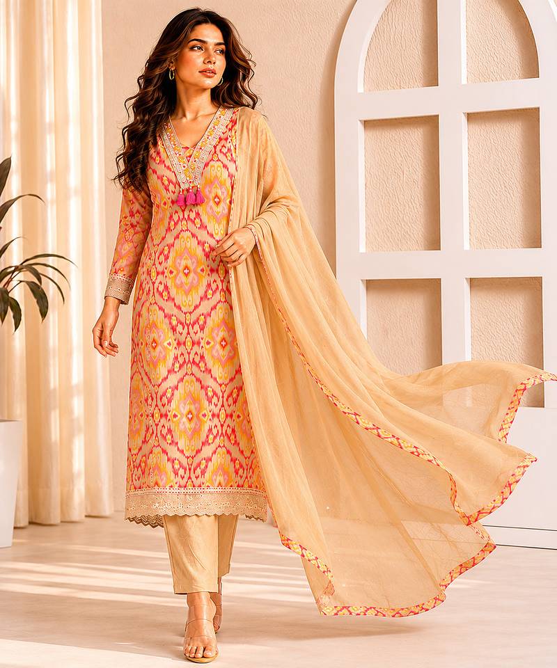 Philauri women kurta pant with dupatta set