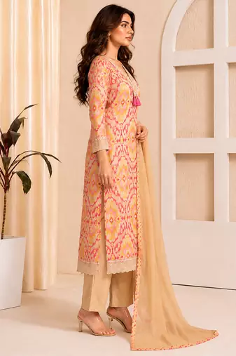Philauri women kurta pant with dupatta set
