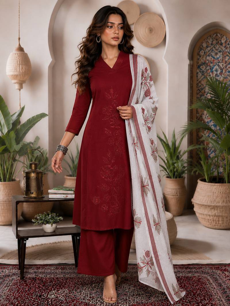 Philauri women kurta pant with dupatta set