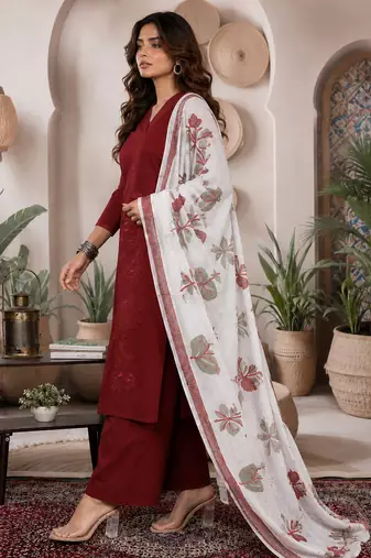 Philauri women kurta pant with dupatta set
