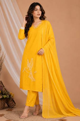 Philauri women kurta pant with dupatta set