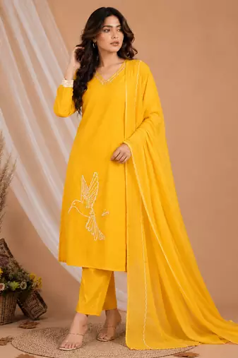 Philauri women kurta pant with dupatta set