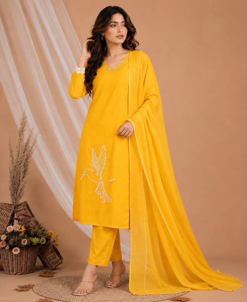 Philauri women kurta pant with dupatta set