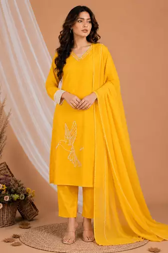 Philauri women kurta pant with dupatta set