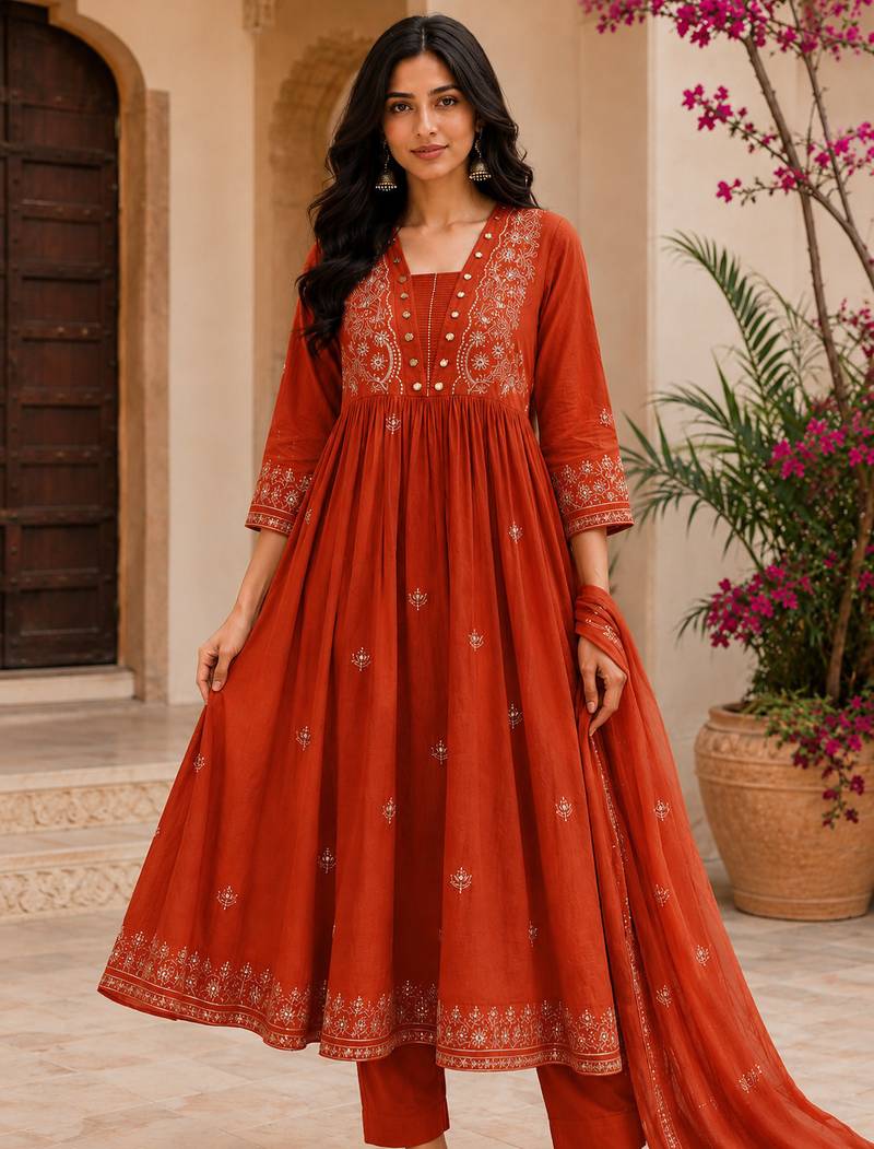 Philauri women kurta pant with dupatta set