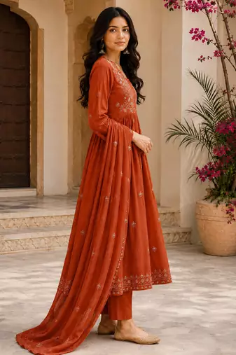 Philauri women kurta pant with dupatta set