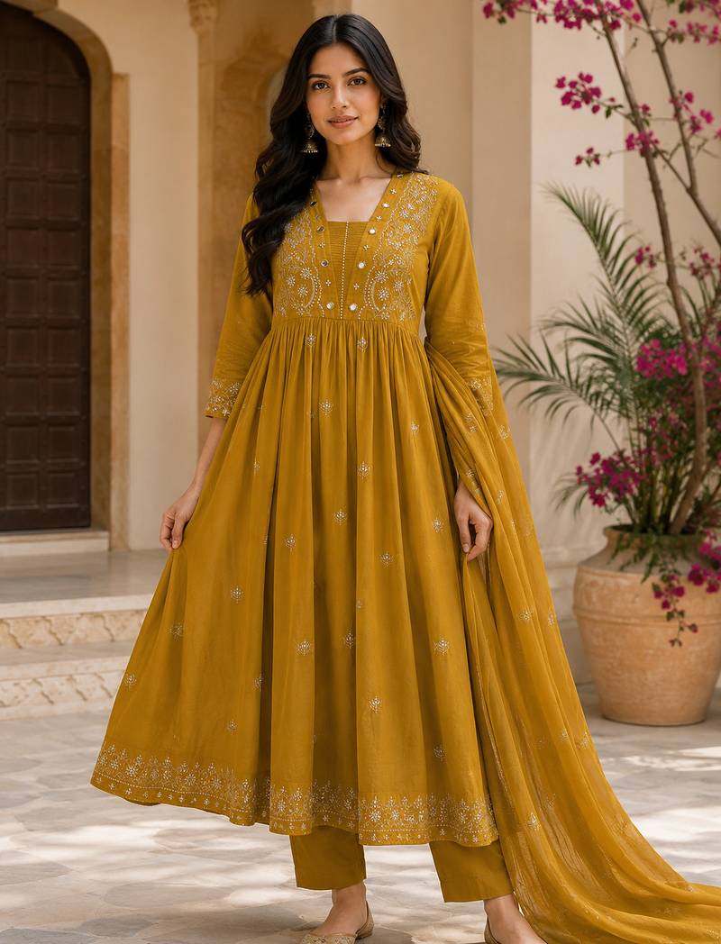 Philauri women kurta pant with dupatta set