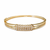 Gold-toned pearl embellished openable kada bracelet for girl or women free size 