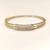 Gold-toned pearl embellished openable kada bracelet for girl or women free size 
