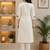 Wine lady premium khadi cotton fabric embroidery work kurta with pant