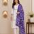 Wine laday premium khadi cotton fabric embroidery work kurta set with dupatta