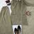 Olive green georgette thread with sequence plazzo suit