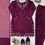 Wine art silk thread with sequence salwar suit