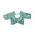 Multi plain satin designer saree with blouse piece