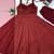 Maroon chanderi jacquard butti designer anarkali suit