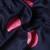 Navy blue elegant printed silk cotton saree with blouse piece