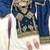 Blue gmy silk embroidery with cording sequence work girls kids dress set