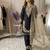 Black gmy silk embroidery sequence work girls kids dress set