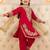 Pink gmy silk embroidery sequence work girls kids dress set