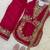 Pink gmy silk embroidery sequence work girls kids dress set