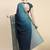 Blue elegant zari woven linen saree with blouse piece