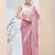 floral zari printed  chiffon ready to wear saree