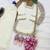 White fendi silk rich real mirror lace  work for girls kids dress set
