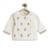 Off white floral embroidered cotton yellow dhoti kurta set