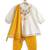 Off white floral embroidered cotton kurti set