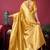 Mustard soft banarasi tissue silk blend weaving saree with blouse piece