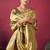 Olive green soft banarasi tissue silk blend weaving saree with blouse piece