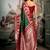 Dark green soft banarasi silk blend saree with blouse piece