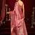 Light pink soft banarasi silk blend zari woven saree with blouse piece