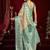 Cream soft banarasi silk blend zari woven saree with blouse piece