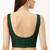 Green rayon embroidered with sequin non padded blouse with lining
