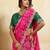 Enchanting pink sequins embroidered georgette saree with blouse