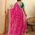 Enchanting pink sequins embroidered georgette saree with blouse
