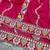 Provocative pink sequins and thread embroidered with real mirror work rangoly silk designer wedding saree