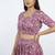 Pink cotton sanganeri printed non padded blouse