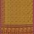 Mustard gold & coral rose kovai cotton saree with running blouse