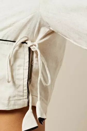 White cotton solid non padded blouse