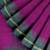 Dark orchid purple & teal jade green chettinad cotton saree with running blouse