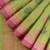 Pistachio green & rose pink kovai cotton saree with running blouse