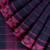 Midnight navy blue & fuchsia pink chettinad cotton saree with running blouse