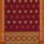Wine red & burnt saffron kovai coimbatore cotton saree with running blouse