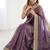 Irresistible lavender fancy lace border soft viscose jacquard butti silk designer traditional saree